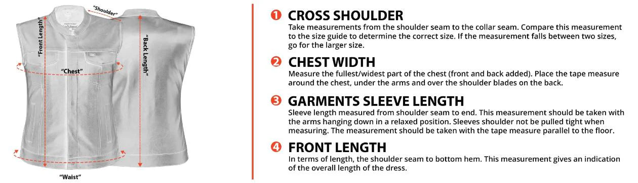 Women's Classic Side Lace Vest - Daniel Smart Mfg